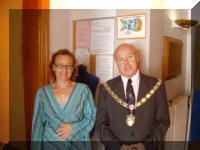 Mayor meets Angela Harwood Pater Hall 19 June 2007