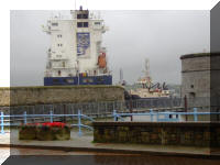/Beluga Indication leaving POP, Pembroke Dock 0830hrs 19th August 2008 
