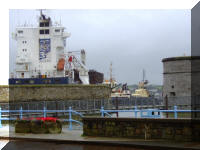/Beluga Indication leaving POP, Pembroke Dock 0830hrs 19th August 2008 