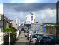 BELUGA INDICATION Pembroke Dock 7th August 2008 far end of Front Street