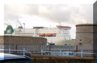 Click to Enlarge.....Inishmore Pembroke Dock November 21st 2008 after re-fit