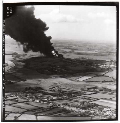 Llanreath oil tanks site is the South Pembrokeshire Golf Club following the raid