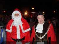 Mayor and Father Christmas December 2007 
