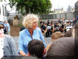 Camilla chats with the crowd