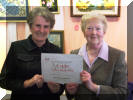 Chairman & Secretary Pam Watton and Peggy Childs