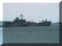 RFA Sir Galahad and HMS Armitage Carr Jetty May 20th 2006