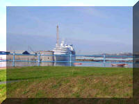 Seabourn Pride Pembroke Dock from Western Way 0900hrs 26 September 2006