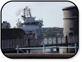 DINA STAR     leaving Pembroke Dock Port 1745 10th June 2015