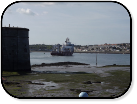 DINA STAR     leaving Pembroke Dock Port 1745 10th June 2015